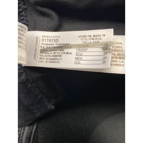 Brand New Leonisa Women's Size 38 Black Padded Push Up Underwire Bra - Picture 6 of 6